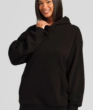 NWT COMFRT lightweight fleece hoodie. Obsidian Black Size L thumbnail 1
