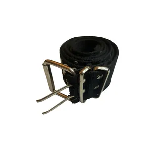 Black Sequin Indie Sleaze 90s Mall Rat Belt Y2K Emo Glam Grunge Canvas EUC 45" thumbnail 4