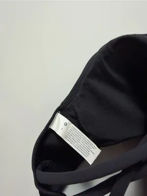 Lululemon Energy Bra High Neck Long Line *Tough, Black, Size 4 thumbnail 5