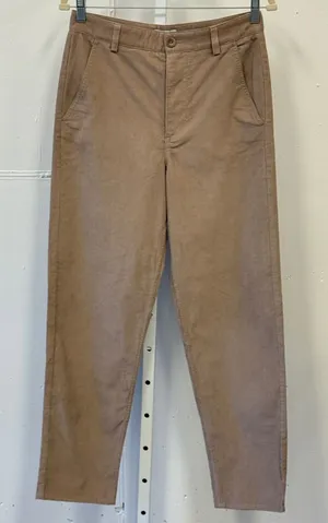 COS Women's Straight Leg Corduroy Chino Pants Slim Fit Tapered‎ Leg Sz 4 Beige thumbnail 1