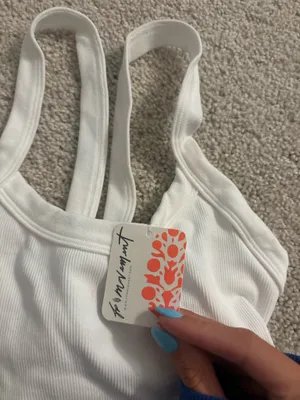 White free people tank thumbnail 3