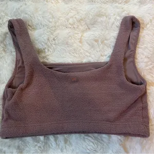 YITTY Women's Plush Brown Lounge Sports Bra Sz XXL/1X thumbnail 3