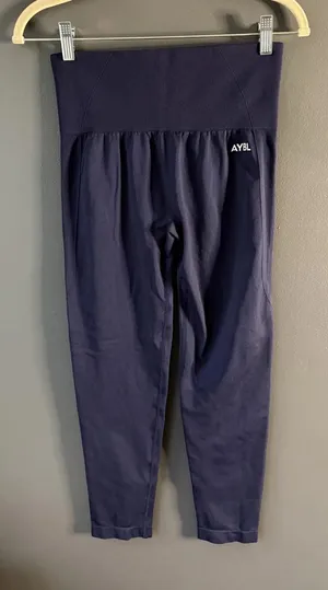 AYBL Women's Navy Blue High Waist Leggings Medium thumbnail 1