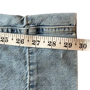 LOFT High Waist Palazzo Jeans‎ Size 26 Wide Leg Denim Blue thumbnail 8