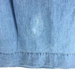 Madewell Denim Short-Sleeve Popover Shirtdress Mini Collar Pockets Blue XS thumbnail 2