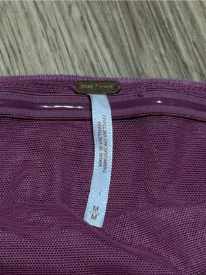 Free People Boulevard Ruched Tube Top Mauve Purple Strapless Cropped Size M thumbnail 3