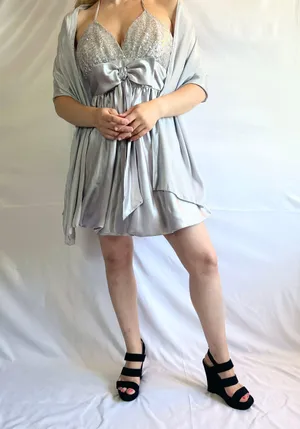 Fiesta Fashion Sparkly Glitter Silver Metallic Deep V Halter Mini Homecoming Dress - S thumbnail 6