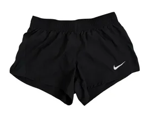 Nike Dri Fit Black Lined Athletic Drawstring Active Shorts Size Small thumbnail 1