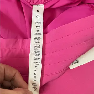 NWT Lululemon Hotty Hot HR Sonic Pink Skirt Size 12 Shorts Underneath thumbnail 12