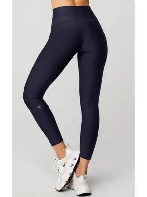 Alo 7/8 High-Waist Airlift Leggings Navy Hi-Rise Waisted Tights Skinny Pants S thumbnail 2