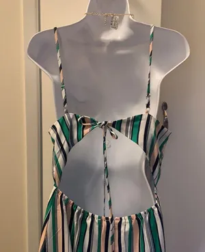 Le Lis striped button down dress Large thumbnail 6