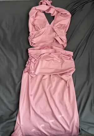 Pink Shein Set Two-Piece thumbnail 1