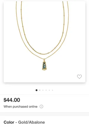 Kendra Scott Necklace & Earrings thumbnail 2