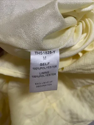 TALULAH Kate Light Yellow Puff-Sleeve Tiered Midi Dress thumbnail 5