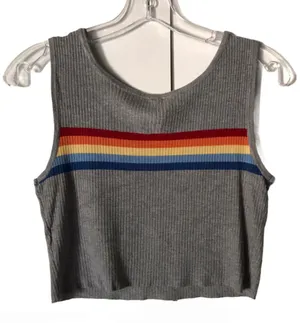 I love it Knit Crop Top thumbnail 6