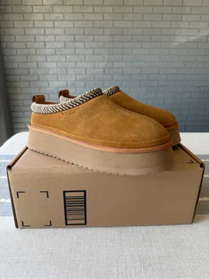 NEW KOOLABURRA BY UGG Buree Platform Slippers Shoes Mules Chestnut 9 thumbnail 2