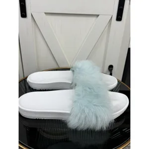 UGG Royale Baby Blue Toscana Fluffie Slide Slippers Sandals Women’s Size 11 thumbnail 2