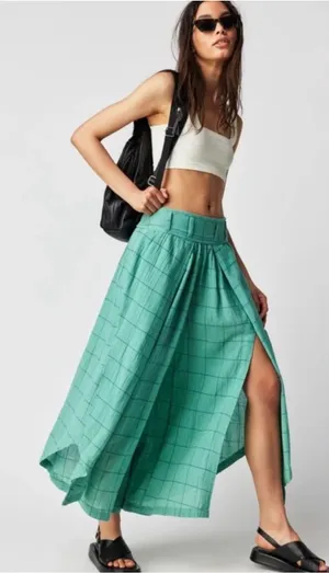 NWOT Free People Lunar Cove Wide-Leg Pants Sz M thumbnail 1