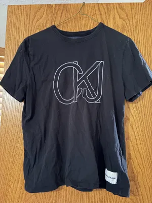 Calvin Klein Jeans Black Logo Tee thumbnail 1