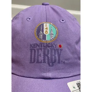 Kentucky Derby 148 Lavender Rhinestone Hat Churchill Downs Equine Artwear OS NWT thumbnail 7