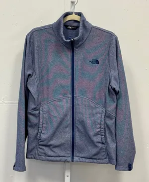 The North Face Womens Blue Wave Fleece Jacket NF0A2SVL Large Full Zip Base Layer thumbnail 1