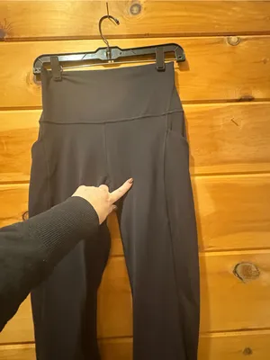 lululemon athletica Black High-Rise Leggings with Side Pockets size 6 thumbnail 2
