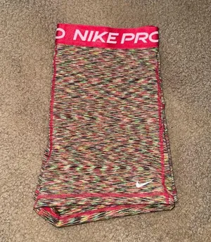Nike Pro 3" Pink Spandex Shorts thumbnail 1