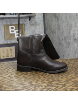INC International Concepts Wide-Calf Leather Riding Boots Chocolate Brown 6M-WC thumbnail 8