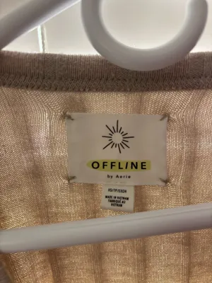 Offline by Aerie Ribbed Sweater  thumbnail 2
