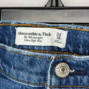 Abercrombie & Fitch 90s Straight Leg‎ Ultra High Rise Jeans thumbnail 3