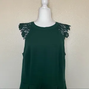 Speechless Plus Lace-Contrast Fit & Flare Dress 3X thumbnail 4