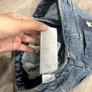 Free People We The Free Denim Jean American Flag USA Shorts Size 26 thumbnail 4