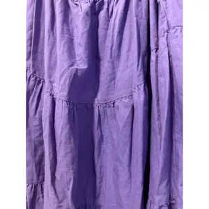 Universal Thread Purple Smocked Tiered Midi Dress‎ Back Cutout Womens Size M thumbnail 7
