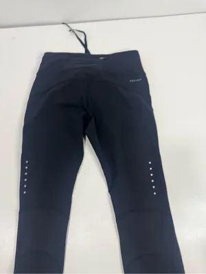 Nike Black Leggings with Silver Swoosh thumbnail 6