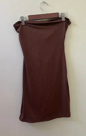 Brown Mini Dress thumbnail 1