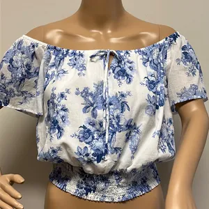 Lush Top with Smocked waist band thumbnail 1