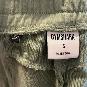 Gymshark Luxe Legacy Shorts Sage Green Sweat Shorts White Embroidery Cotton thumbnail 5