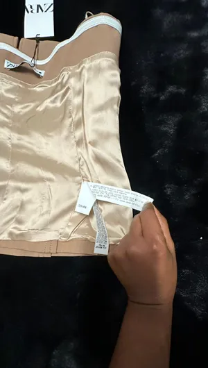ZARA Beige/Tan  Bustier thumbnail 11