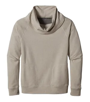 Patagonia reversible double knit pullover cowl‎ neck women's size medium thumbnail 1