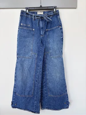 We The Free CRVY Outlaw Wide Leg Jeans Small thumbnail 3