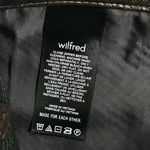 Aritzia Wilfred Melina Pant Snakeskin Croc Faux Vegan Leather Dark Brown‎ Size 8 thumbnail 5