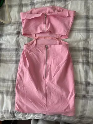 Lavish Pink mini cutout dress thumbnail 4