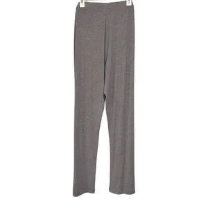 SKIMS Ribbed Knit Stretchy Gray Womens High Rise Straight Leg Pants NWT Size 2XL thumbnail 4