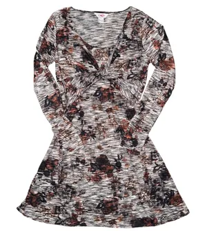 Roper‎ Floral Print Long Sleeve Dress Y2K Coastal Cowgirl Western Rodeo Retro thumbnail 1