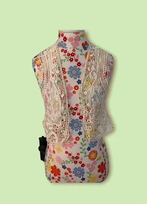 Maurice's Crochet Lace Vest thumbnail 1