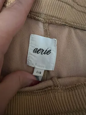 Aerie Orange Velvet Sweat Pants thumbnail 3