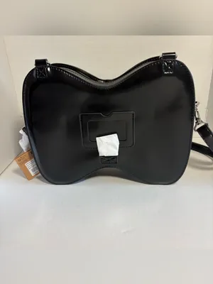 Dr. Martens NWT Vegan Bow Bag Black Goth Punk Y2K Backpack Crossbody Grunge thumbnail 4