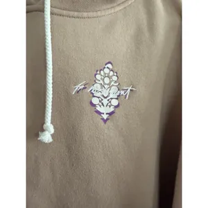Free People Movement Final Call Logo Hoodie Sand Women's Size Medium thumbnail 8