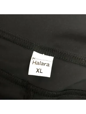 Halara Womens Black Cropped Pants XL Stretch Waist Boot Cut Back Pockets thumbnail 3