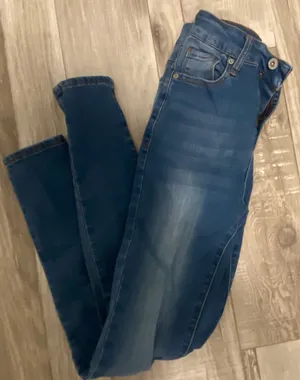 High waisted skinny jeans Size 0 thumbnail 1